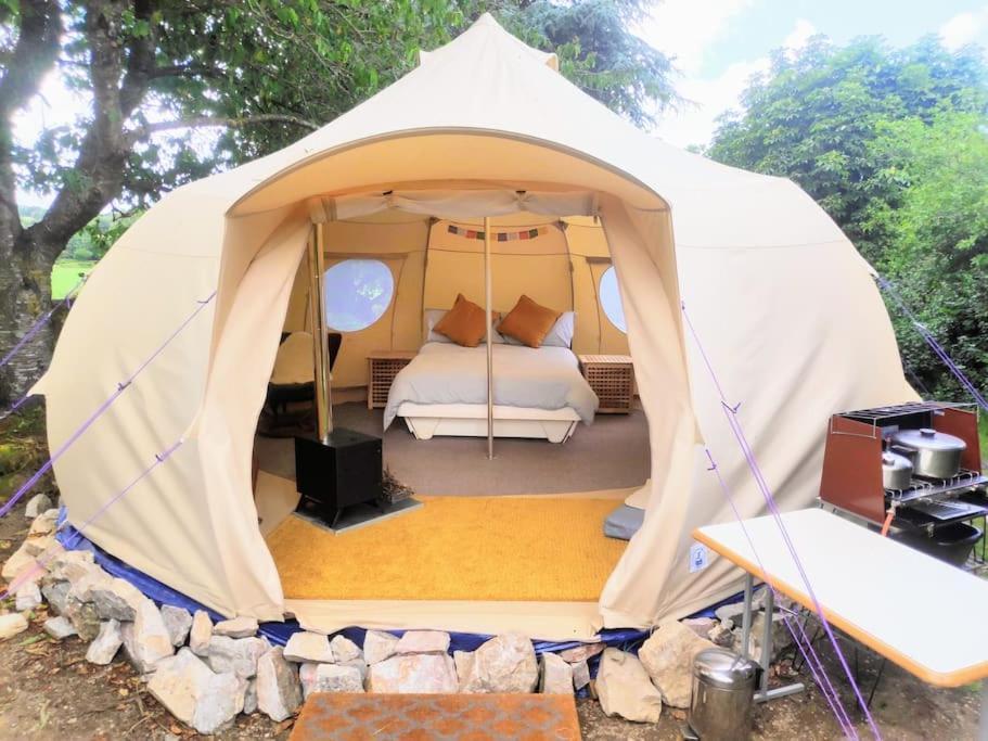 Luxury tent South Devon Luna Bell Tent Newton Abbot
