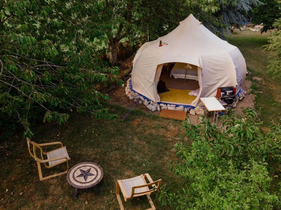 Luxury tent South Devon Luna Bell Tent
